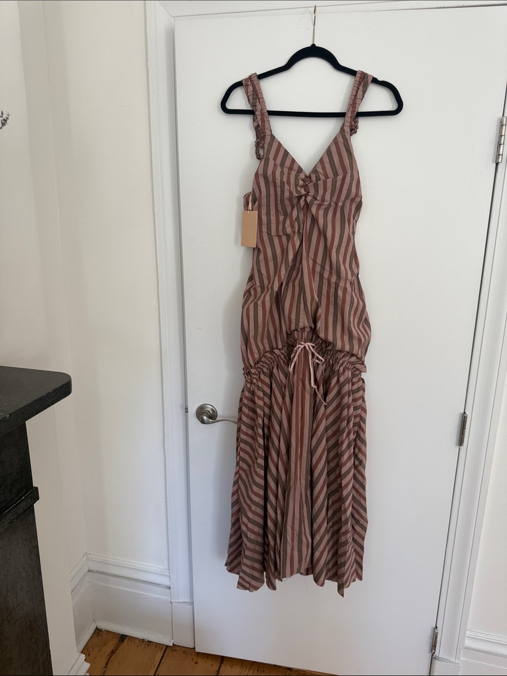Brock Collection stripped maxi dress size 2 NWT